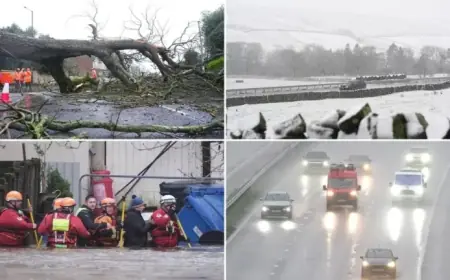 Storm Chandra Forces Rail Line Closure with Sinkhole Damage