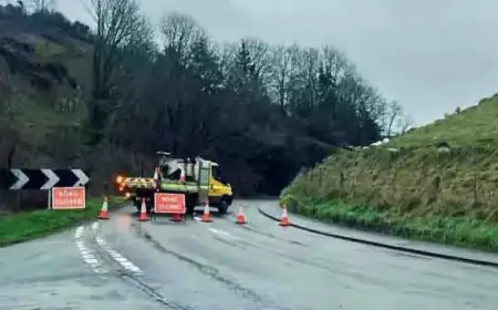 Floodwaters from Storm Chandra Isolate Much of Purbeck