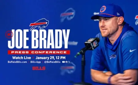 Watch Joe Brady’s Introduction as Buffalo Bills Head Coach: Streaming Details