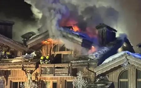 Courchevel Hotel Fire Persists: Over 110 Firefighters, 200 Evacuated