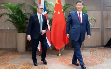 UK PM Visits China, Pledges Engagement with Xi for Prosperity and Security