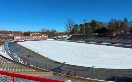 Ben Kennedy Updates on Snow Effects at Bowman Gray Before Clash