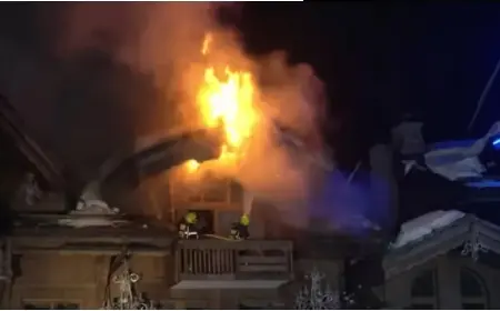 Inferno Engulfs 5-Star Hotel in Exclusive Courchevel 1850 Ski Resort