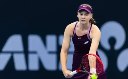 Watch WTA Abu Dhabi Open Live: Rybakina, Bencic, Mboko in Action
