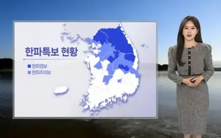 Severe Cold Snap Hits Central and North Gyeongsang Korea Until Weekend