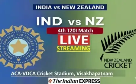 Watch India vs New Zealand 4th T20I Live on JioHotstar, Star Sports