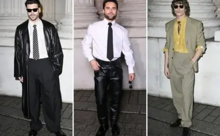 Cast of ‘Heated Rivalry’ Shines at Saint Laurent Paris Fashion Show