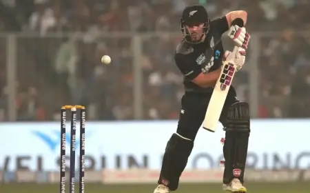 Seifert, Conway Shine; Mitchell’s Late Surge Lifts Kiwis to 215/7 vs India
