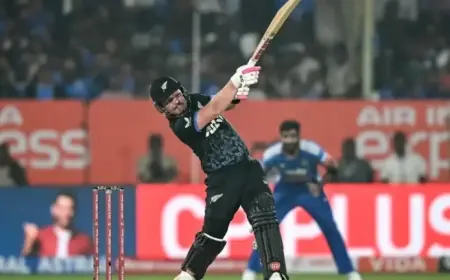 Seifert, Santner Lead New Zealand to T20 Victory Over India