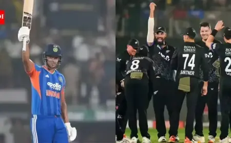New Zealand Overpowers India by 50 Runs Despite Shivam Dube’s Explosive Performance