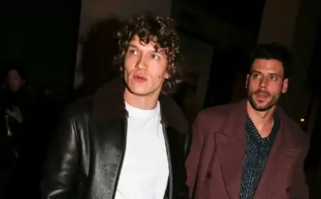 Connor Storrie Channels James Dean in Paris with Co-Star François Arnaud