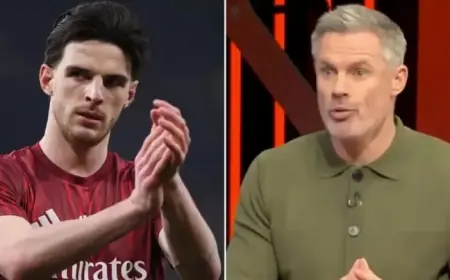 Jamie Carragher Highlights Declan Rice in Revealing Liverpool Transfer Regret