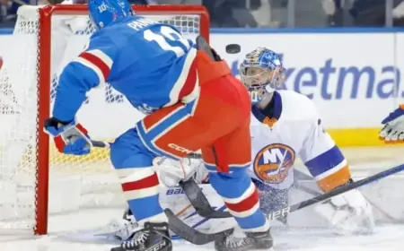 Rangers Aim to Break Goal Drought Against Rival Islanders