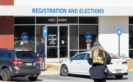 FBI Searches Georgia’s Fulton County for 2020 Election Ballots