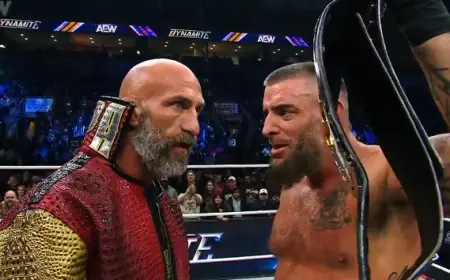 Tommaso Ciampa Pops Up in AEW and Immediately Eyes Championship Gold