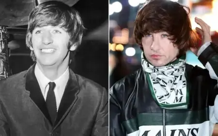 Barry Keoghan Stuns with Ringo Starr-Inspired Beatles Hair Makeover