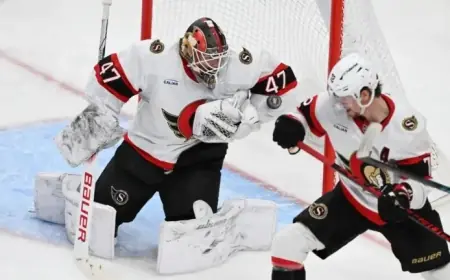 Senators’ Reimer Takes Lead Goalie Role Against Avalanche, Ullmark Supports