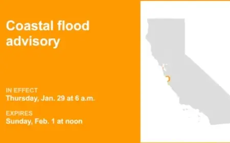 Northern California Faces Coastal Flood Advisory: Thursday to Sunday