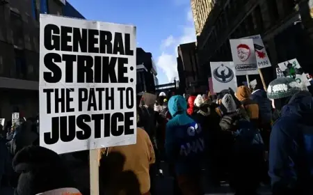 Minneapolis Faces Calls for General Strike Amid Immigration Crackdown