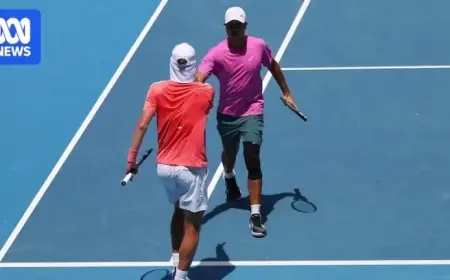 Australia Advances to Men’s Doubles Final Before Women’s Singles Semifinals