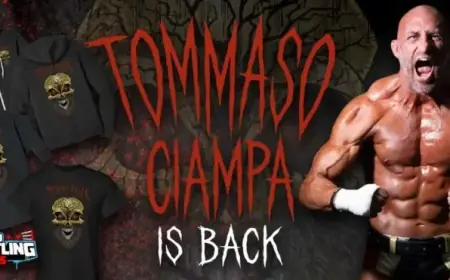 Tommaso Ciampa Joins WWE Alumni, Launches New Merch on Pro Wrestling Tees