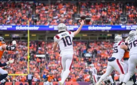 Drake Maye’s Shoulder Performance Analyzed in Film vs. Broncos