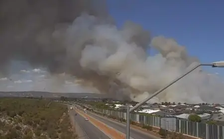 Emergency Evacuation: Ellenbrook Residents Urged to Flee Advancing Bushfire