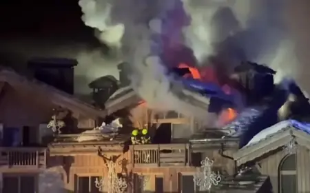 Courchevel’s Grandes Alpes Hotel Fire Forces Mass Evacuation