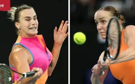 Aryna Shines in 2026 Australian Open Set, Faces Grunting Warning