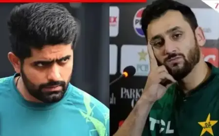 Viral Video Fuels Babar Azam vs Salman Agha Controversy Before Pakistan-Australia Series