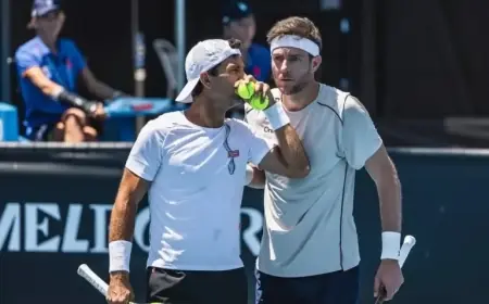 Demoliner and Rojer Advance to Doubles Semifinals in Bahrain