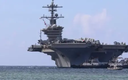 Comparing U.S. Military Presence Off Iran to June 2025 Strikes | Infographic