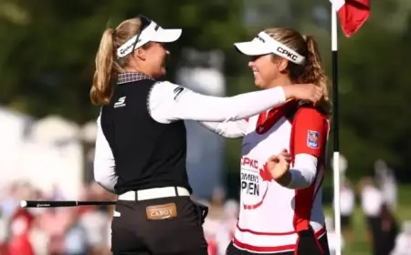 Brooke Henderson Hires Veteran Caddie as Sister Brittany Awaits First Child