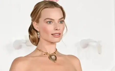 Margot Robbie Wears Elizabeth Taylor’s $8.8 Million Taj Mahal Diamond