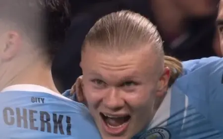 Haaland ends open-play drought as Manchester City clinch Champions League last-16 spot