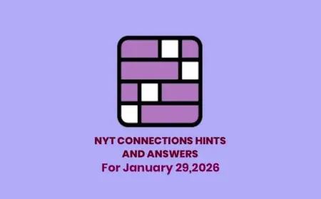 Connections Puzzle for Thursday, January 29, 2026 : Today’s Groups, Answers, and the Wordplay Traps Driving “NYT Connection” Searches