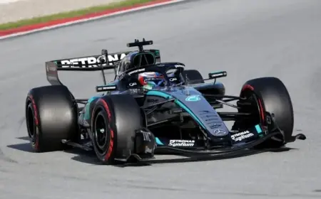 Mercedes Sets Record-Breaking Laptime at F1 Barcelona Test