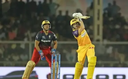 RCB Dominates UP Warriorz with Eight-Wicket Victory in WPL Clash