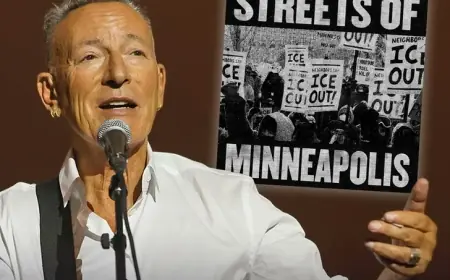 Bruce Springsteen’s New Song “Streets of Minneapolis” Drops in 72-Hour Sprint, Fueling a National Clash Over Immigration Enforcement