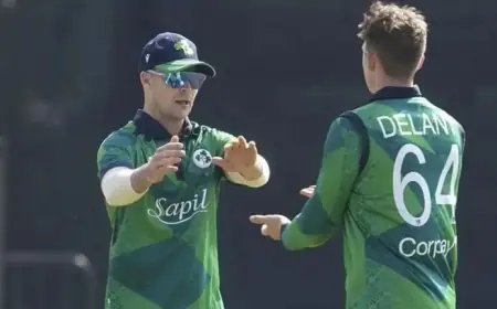 Ireland Triumphs Over UAE in 1st T20I, Leads Series 1-0