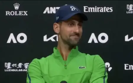 Novak Djokovic Criticizes ‘Disrespectful’ Reporter at Australian Open