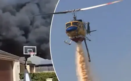 Fire Ravages Property in Perth: A Terrifying Encounter