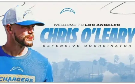 Chargers Appoint Chris O’Leary as New Defensive Coordinator
