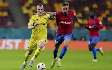 FCSB Secures 1-1 Draw Against Turkish Titans Fenerbahce