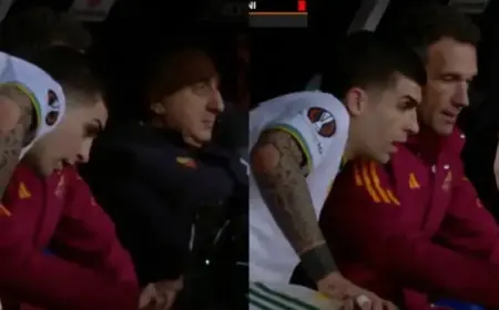 Mancini Challenges Red Card Decision by Reviewing Foul from Bench