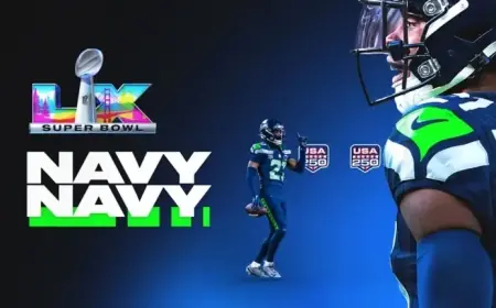 Seahawks Don College Navy Uniforms for Super Bowl LX