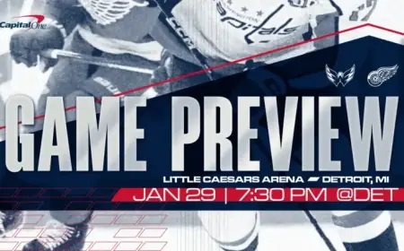 Capitals Finish Detroit Trip on a High Note