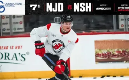 Tsyplakov Debuts for Devils Against Predators: Game Preview