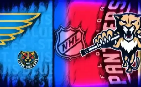 Florida Panthers Face Off Against St. Louis Blues in Game 53