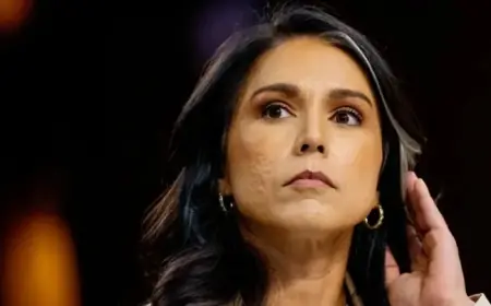 Tulsi Gabbard Faces Scrutiny for Attending FBI Raid at Georgia Election Hub